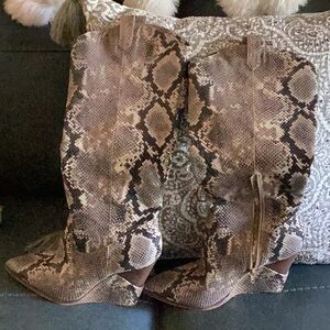 Snakeskin Cowboy Boots